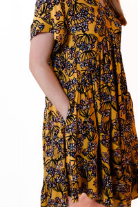 Uncle Frank Golden Bouquet Dress - women's dress - alternate view