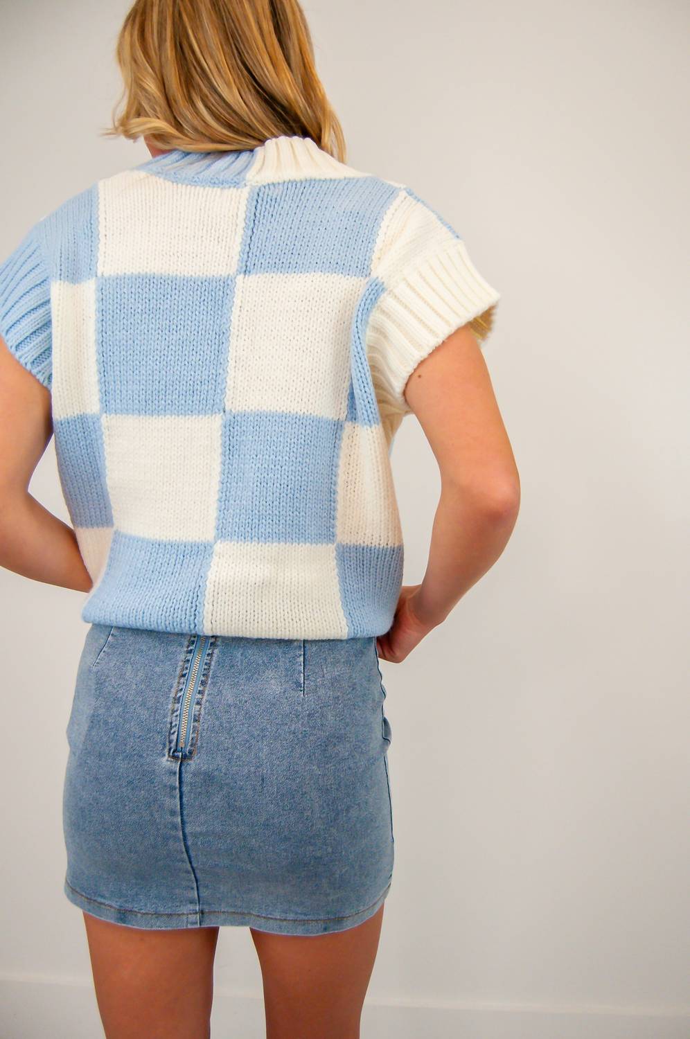 Hyfve - Checkerboard Sweater Vest