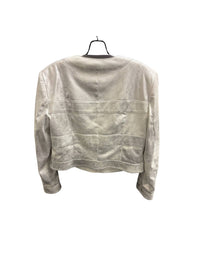 Insight Women's Scoopneck Long Sleeves Jacket in coconut silver - women's jacket - detail view