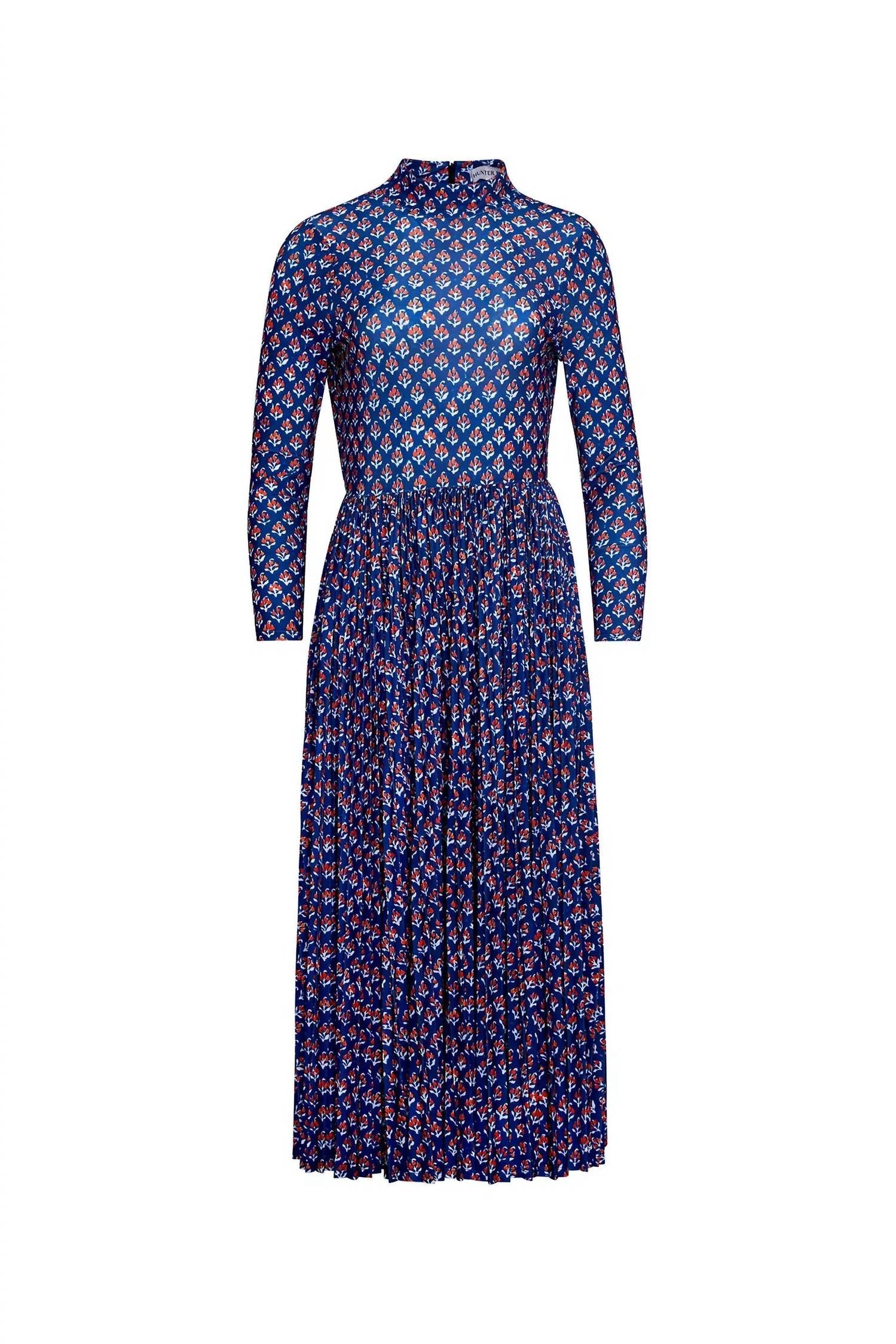 Hunter Bell - Sabine Mock Neck Midi Dress