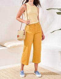 Tribal - Sophia High-Waisted Kick-Flare Jeans With Front Pockets