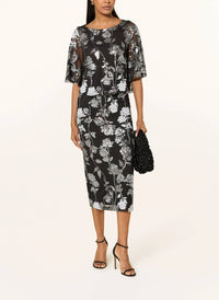 Joseph Ribkoff - Mesh Shirt Blouse With Sequins