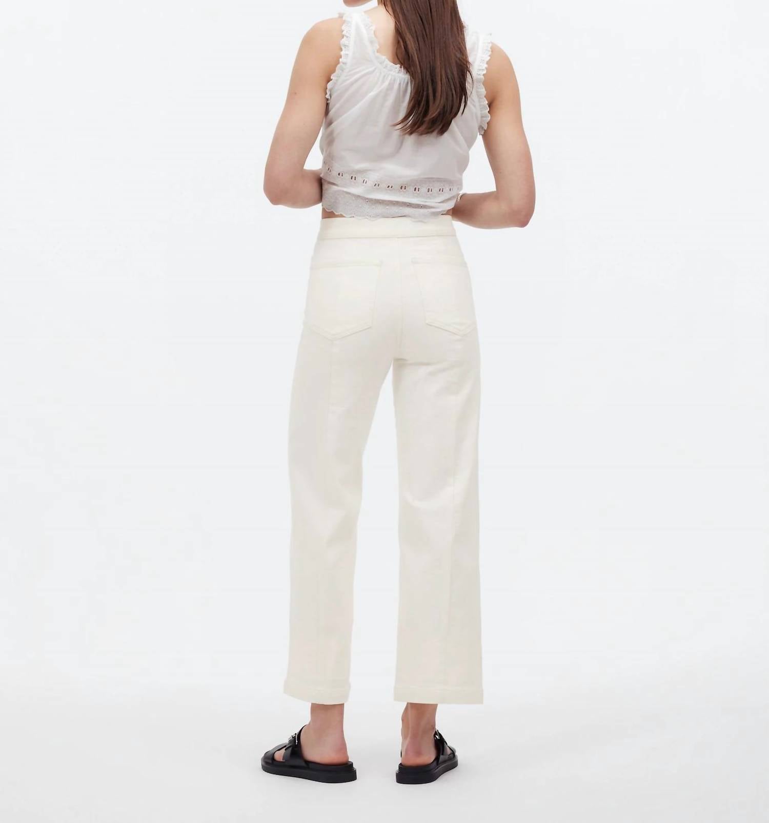 Madewell - Emmett Wide-leg Crop Jean: Welt Pocket Edition - Tall