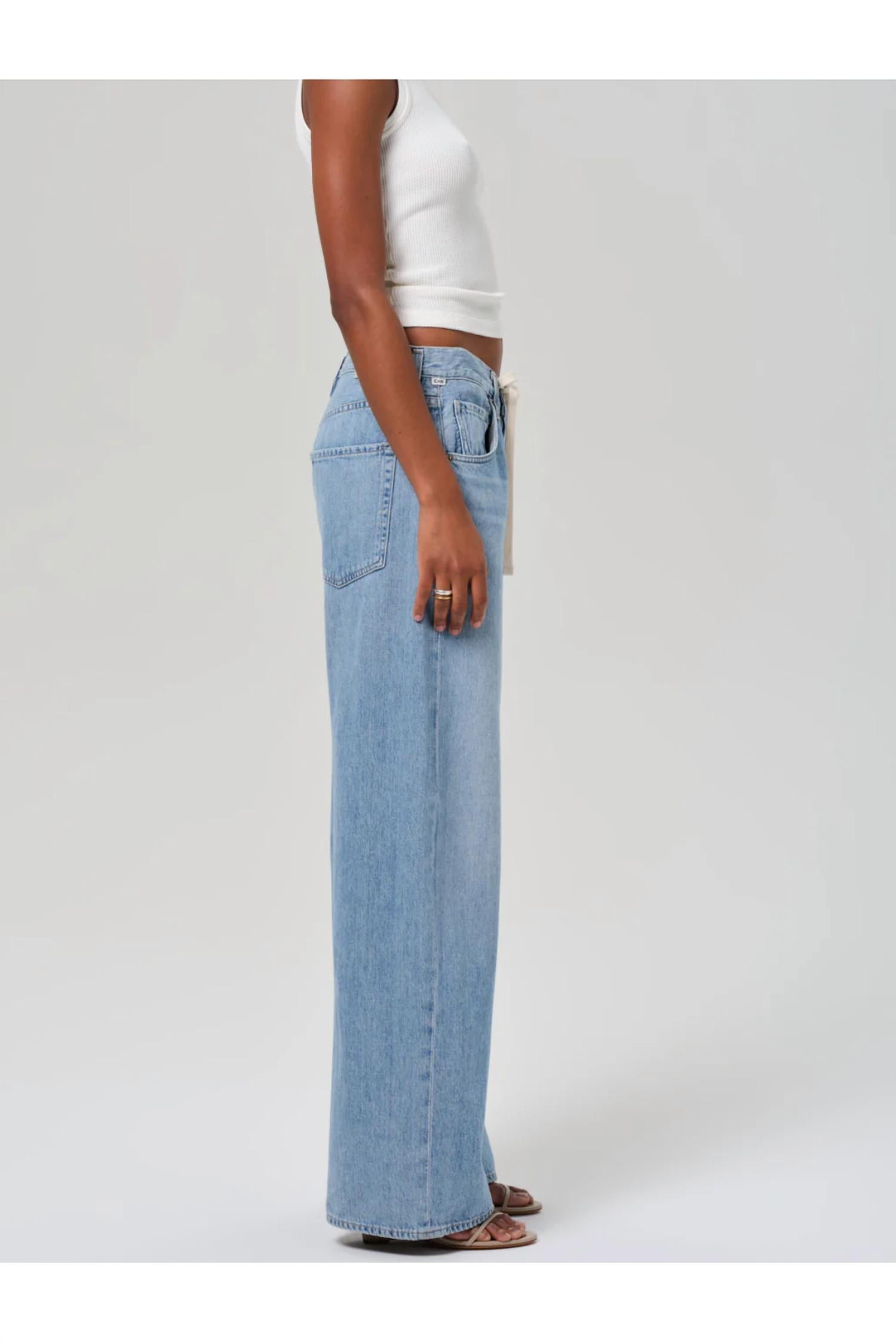 Citizens Of Humanity - Brynn Lightweight Denim Wide Leg Jeans