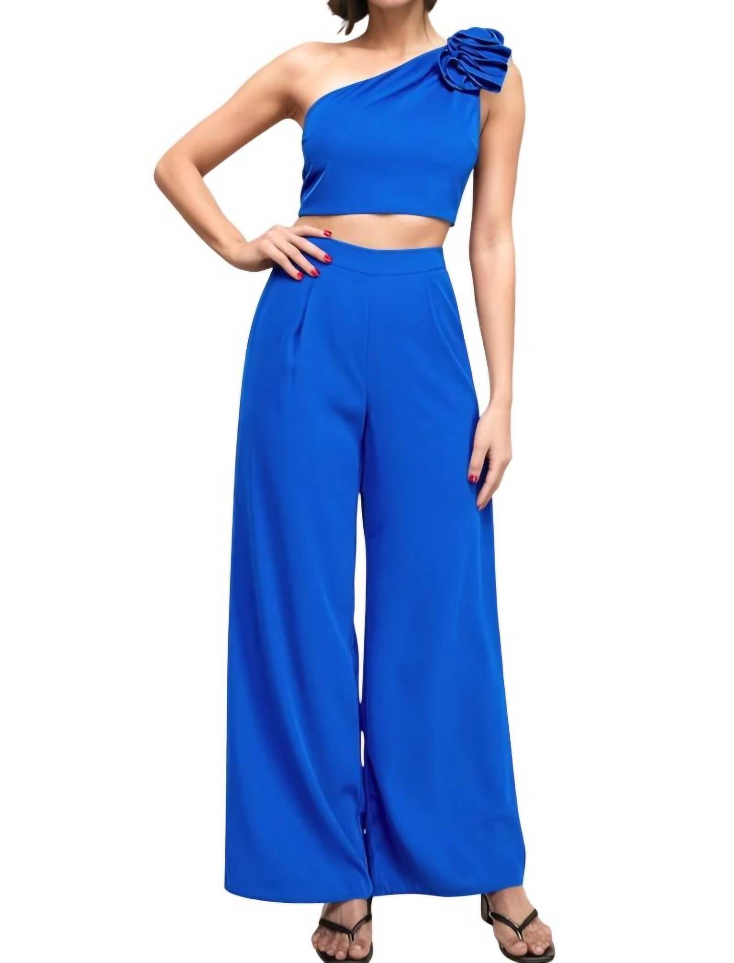 Milk & Honey - Katrina One Shoulder Top & Pants Set