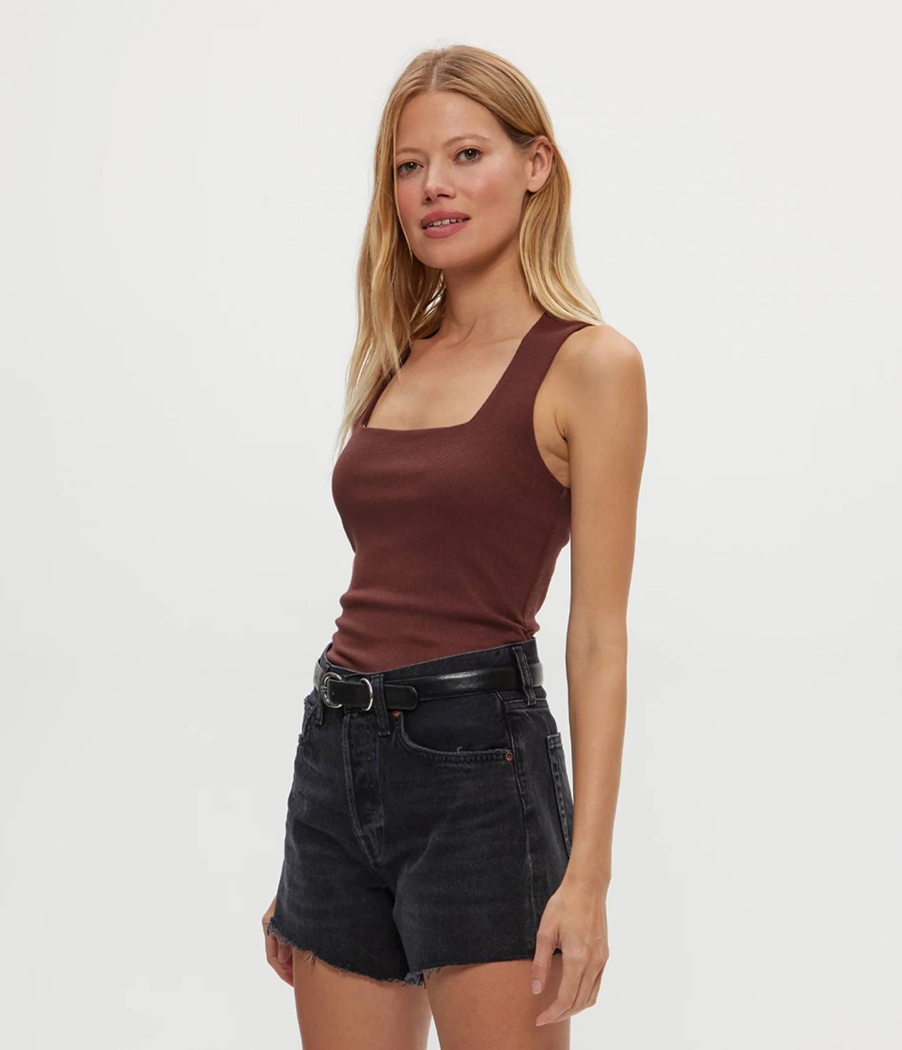 Michael Stars - Maribel Square Neck Tank
