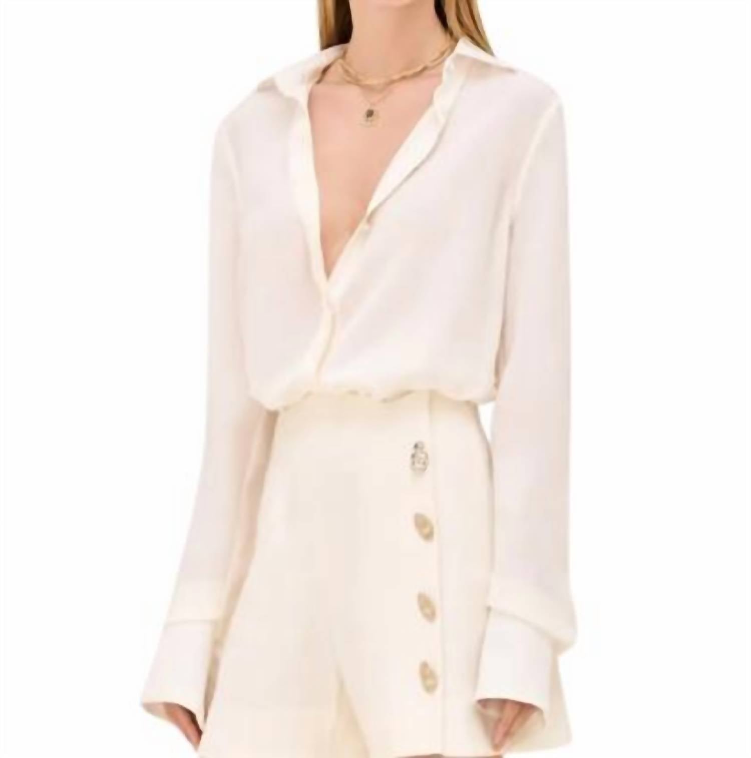 Alexis - Pat Long Sleeve Blouse