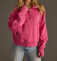 Panache Apparel - Quarter Zip Sweatshirt