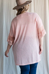 White Label - Lace Sleeve Cardigan Coverup
