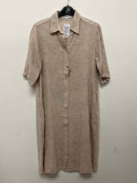 Vlt'S By Valentina'S - Women's Linen Shirt Mini Dress