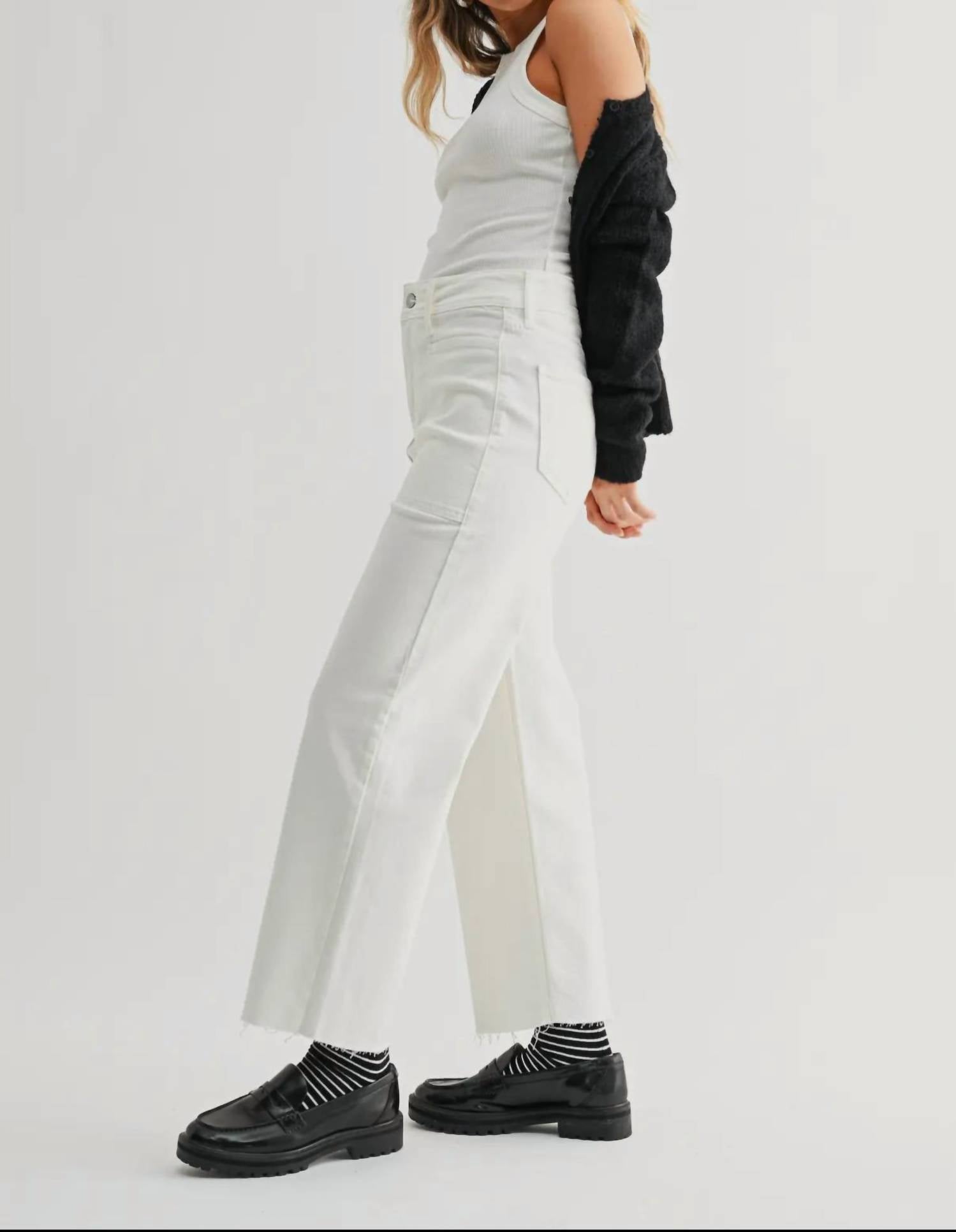 Just Black Denim - High Rise Utility Pocket Jean