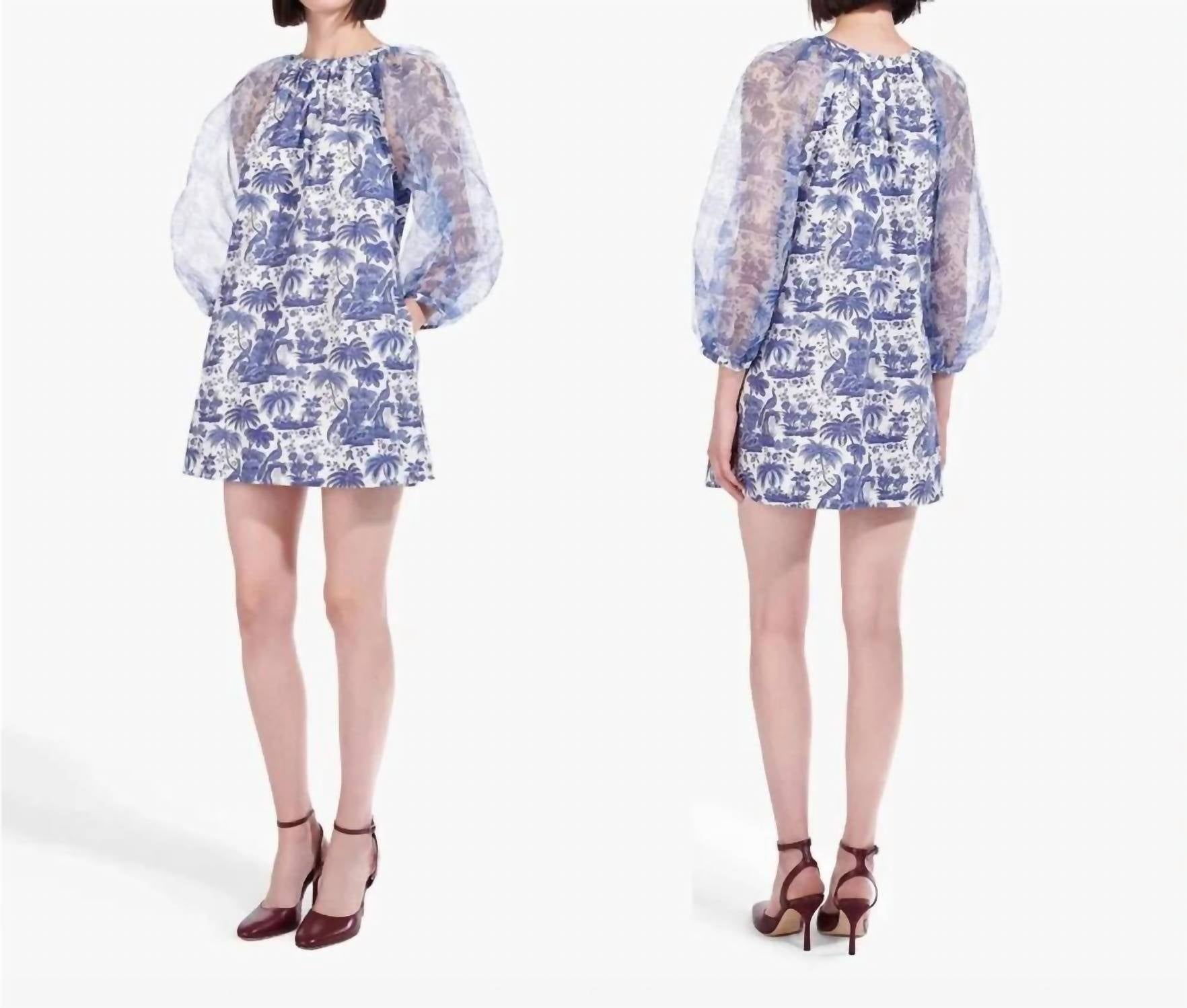 Staud - Garden Balloon Sleeve Dress