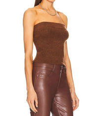 Vince - Strapless Wool And Alpaca Blend Top