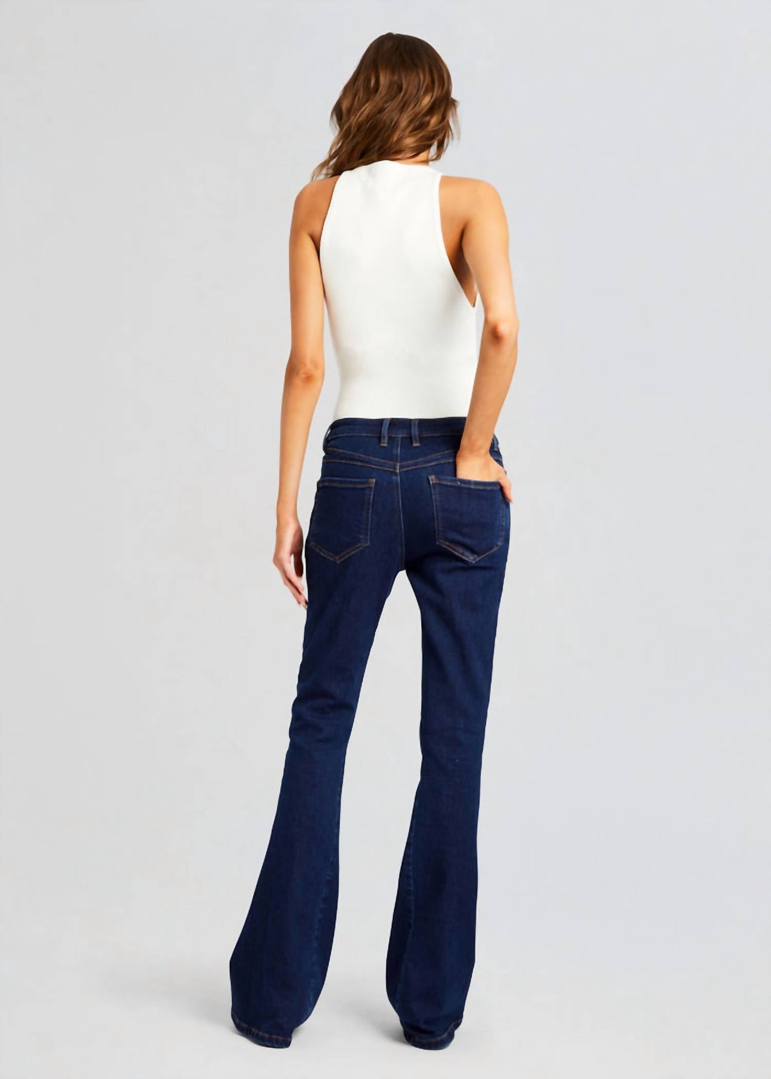 Ser.O.Ya - Trisha Mid Rise Flare Pant Jeans