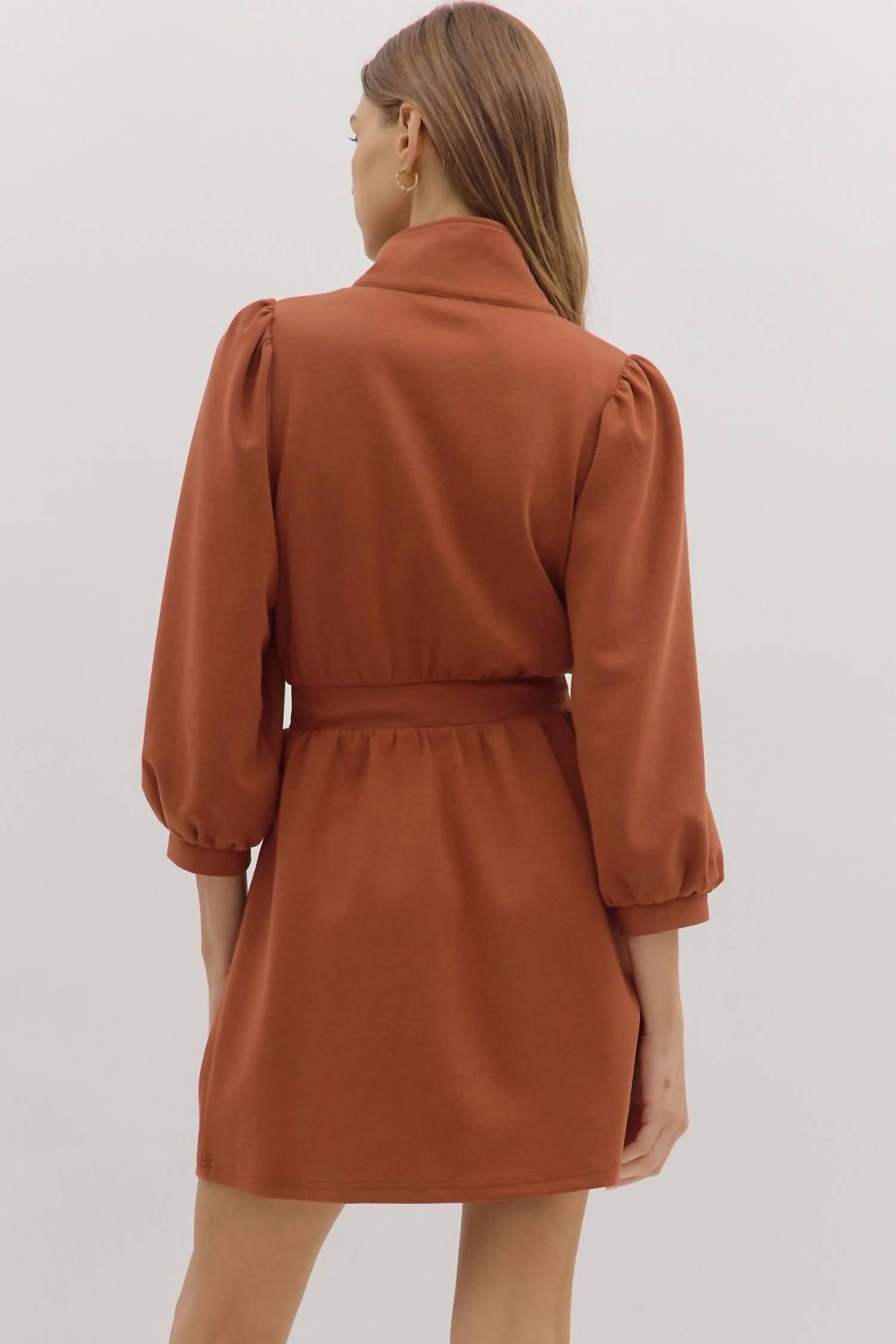 Entro - More Than Ready Zipper Dress