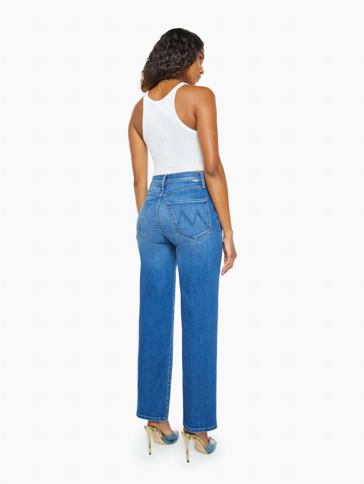 Mother - Rambler Zip Flood High-waisted Jeans