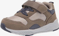 Stride Rite Little Kid's Made2play Brighton Sneaker in taupe - kids' sneaker - detail view