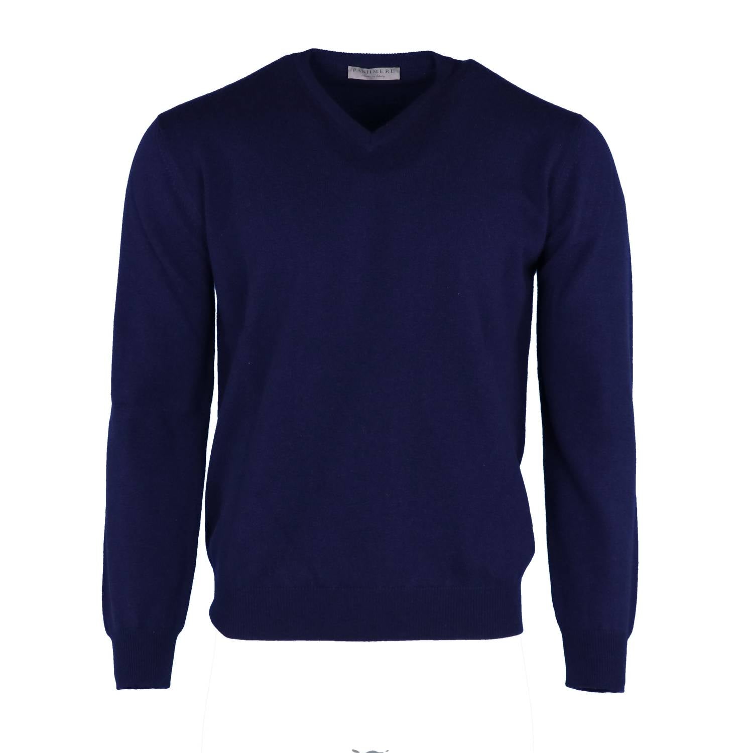Pashmere - Men's Pure Cashmere V-neck Top