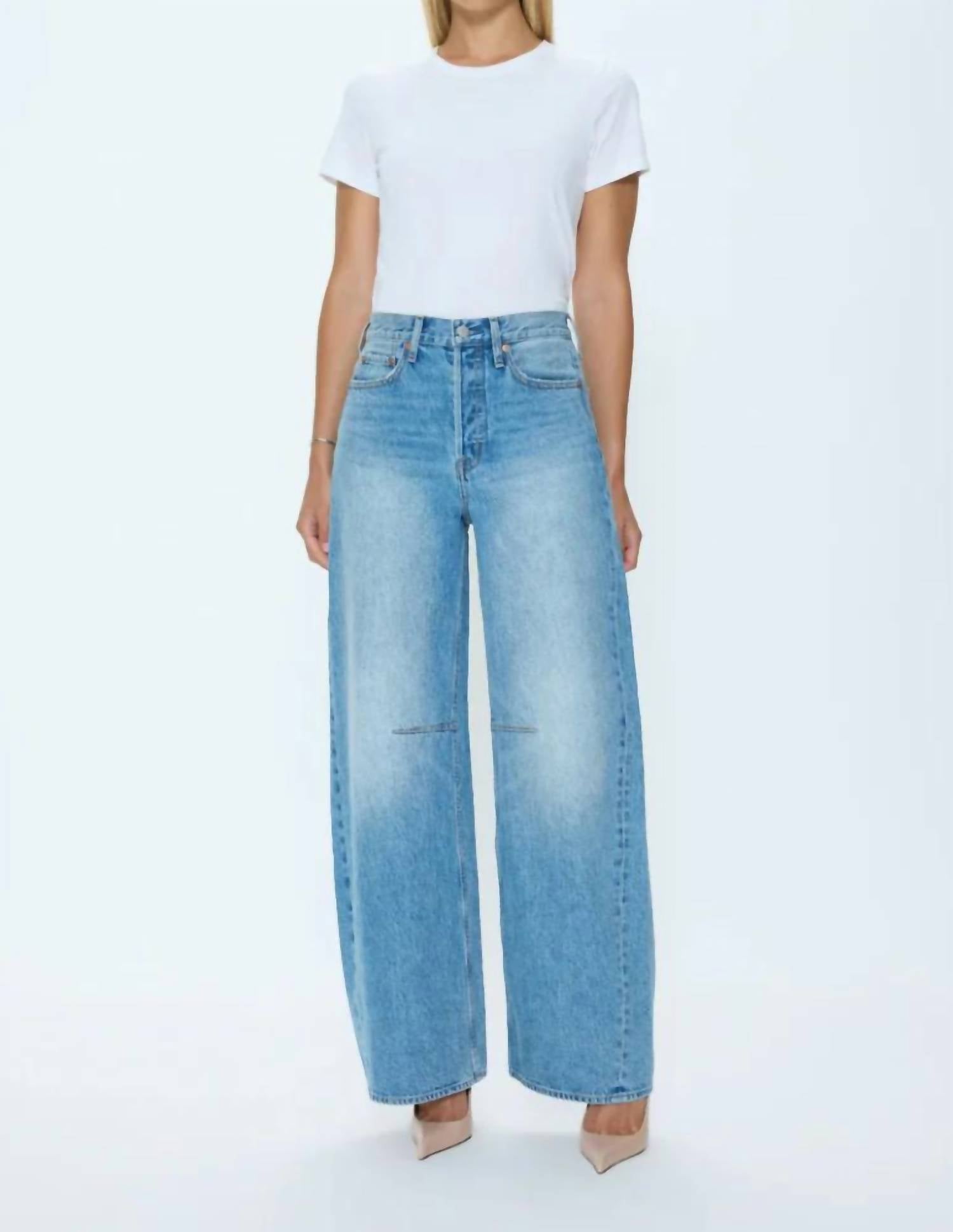 Pistola - Sydney Bowed Wide Leg Jean