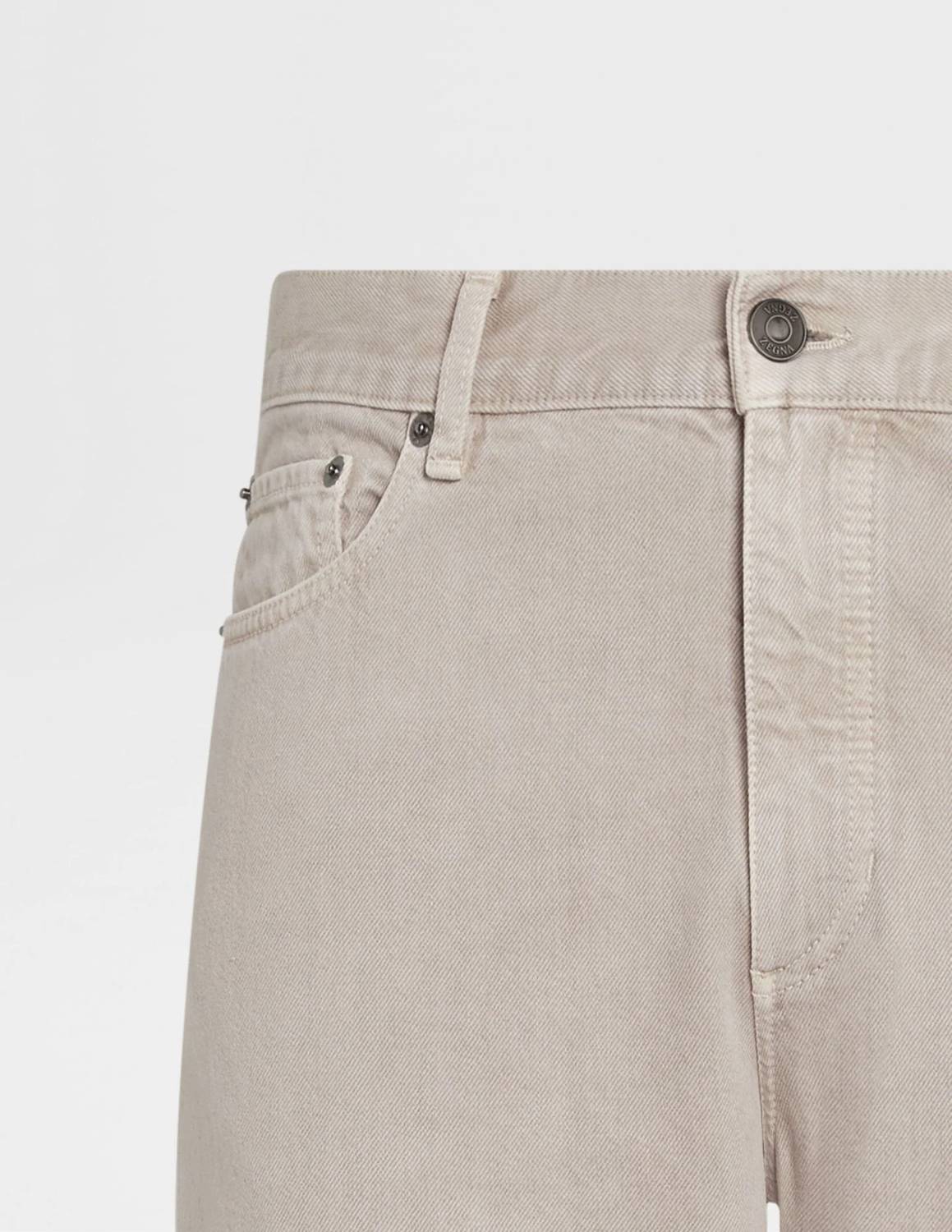 Zegna - Men's Stone-washed Cotton Roccia Jeans