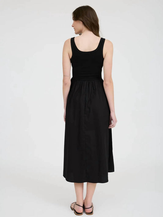 Bluivy - Mixed Media Midi Dress