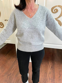 Skies Are Blue - Biggest Fan V Neck Sweater