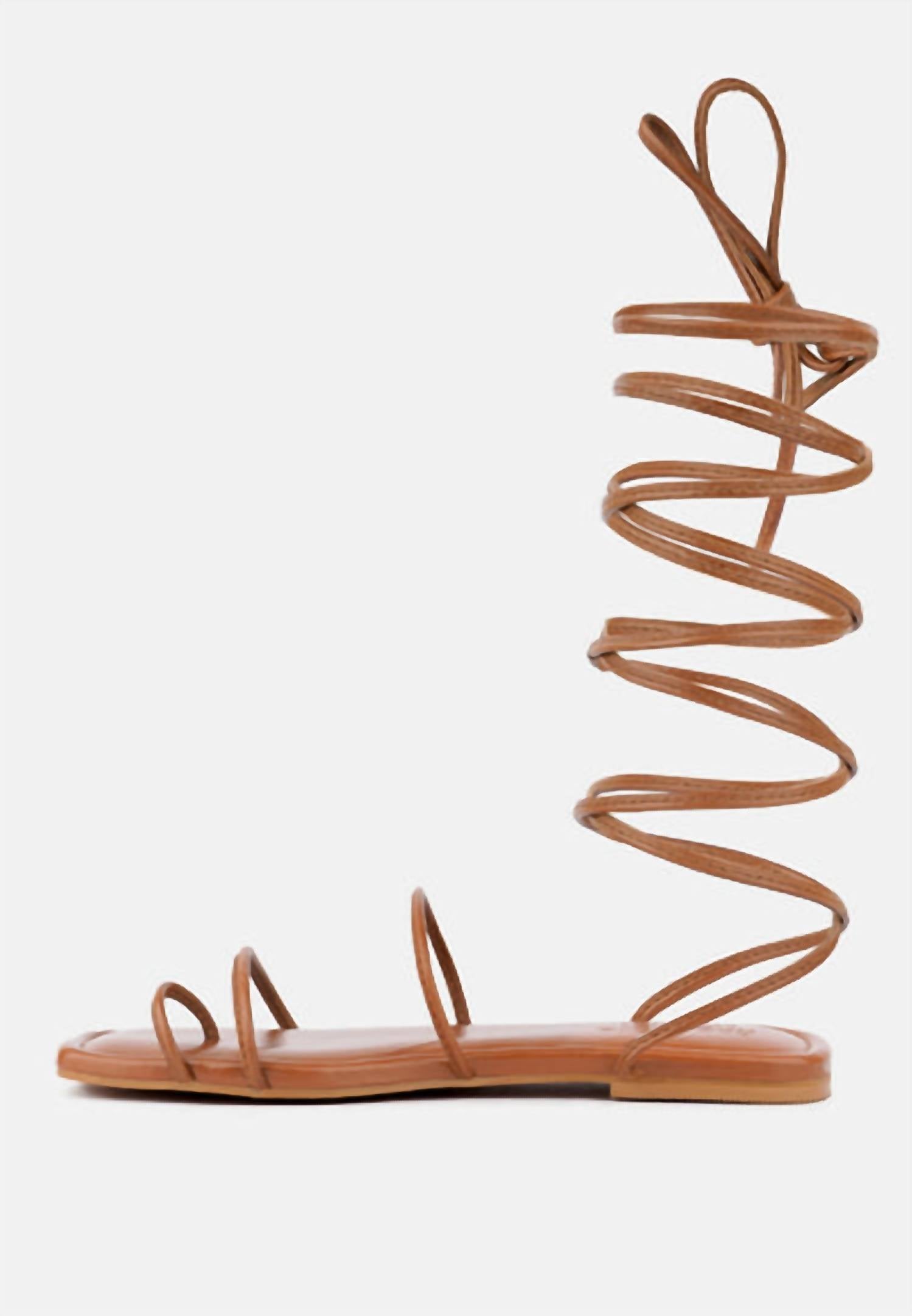 Rag Company - Women's Amatha Essential Toe Ring Summer Leather Flats