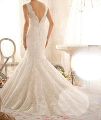 Morilee - Lace Mermaid Wedding Dress