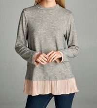 Hailey & Co - Satin Trimmed Top