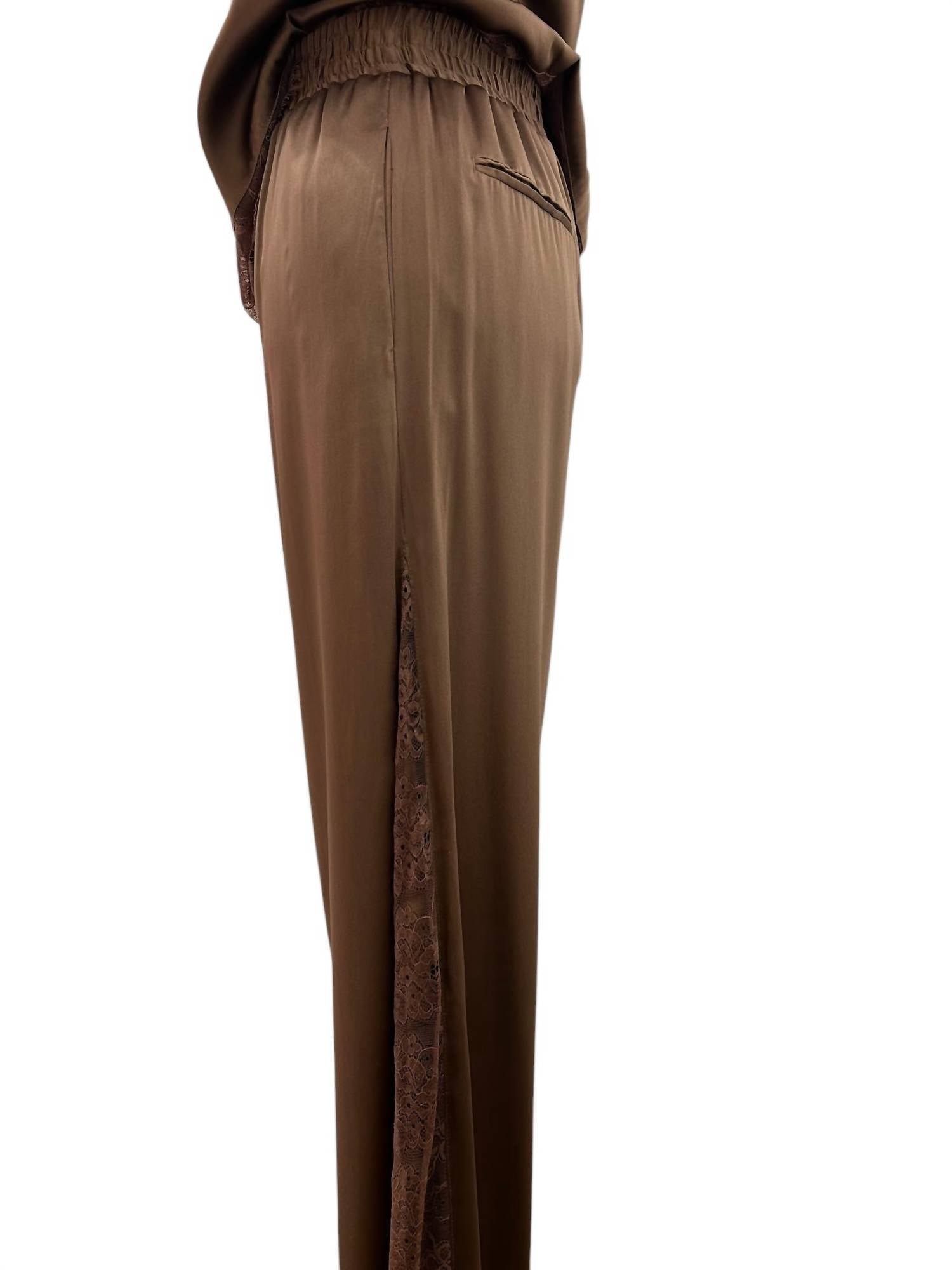 Max&Moi - WOMEN'S BRYA SILK & LACE TROUSERS