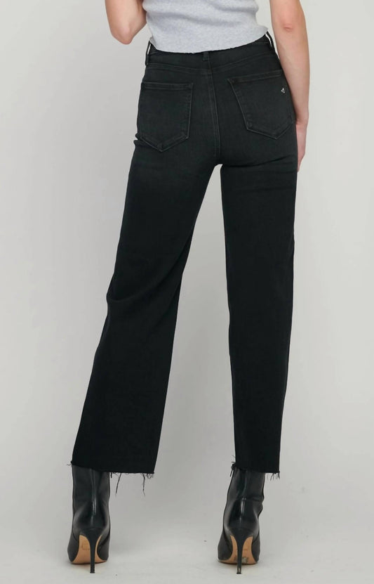Hidden - Fallon High Waist Wide Straight Leg Jean
