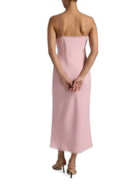 Loveshackfancy - Isolis Lace Bow Crepe Midi Dress