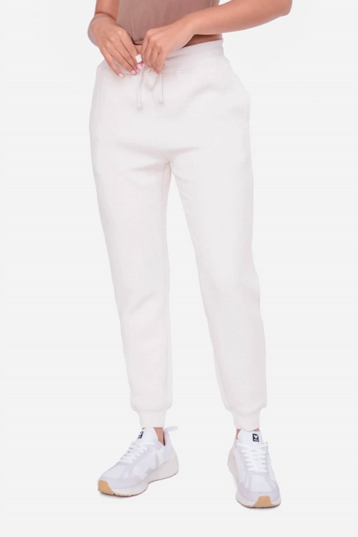 Mono B - Quilted Drawstring Joggers
