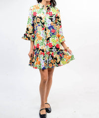 Uncle Frank - Wildflower Shirt Mini Dress