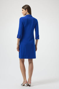 Joseph Ribkoff - Silky Knit And Memory Trapeze Mini Dress