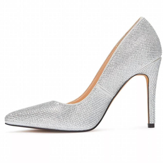 Andrea - Women's High Heels With Rhinestones