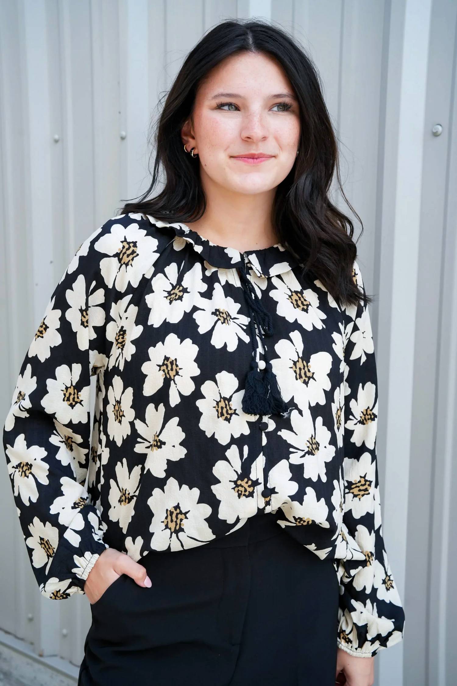 Doe And Rae - Button Down Blouse