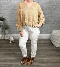Jess Lea - Be Mine Cut Out Heart Sweater