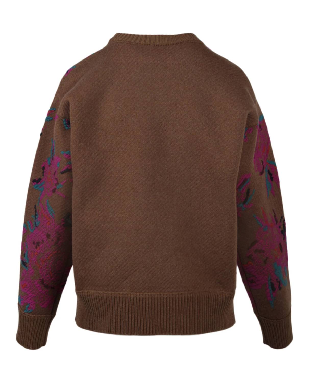 Salvatore Ferragamo - Women's Floral Wool Sweater
