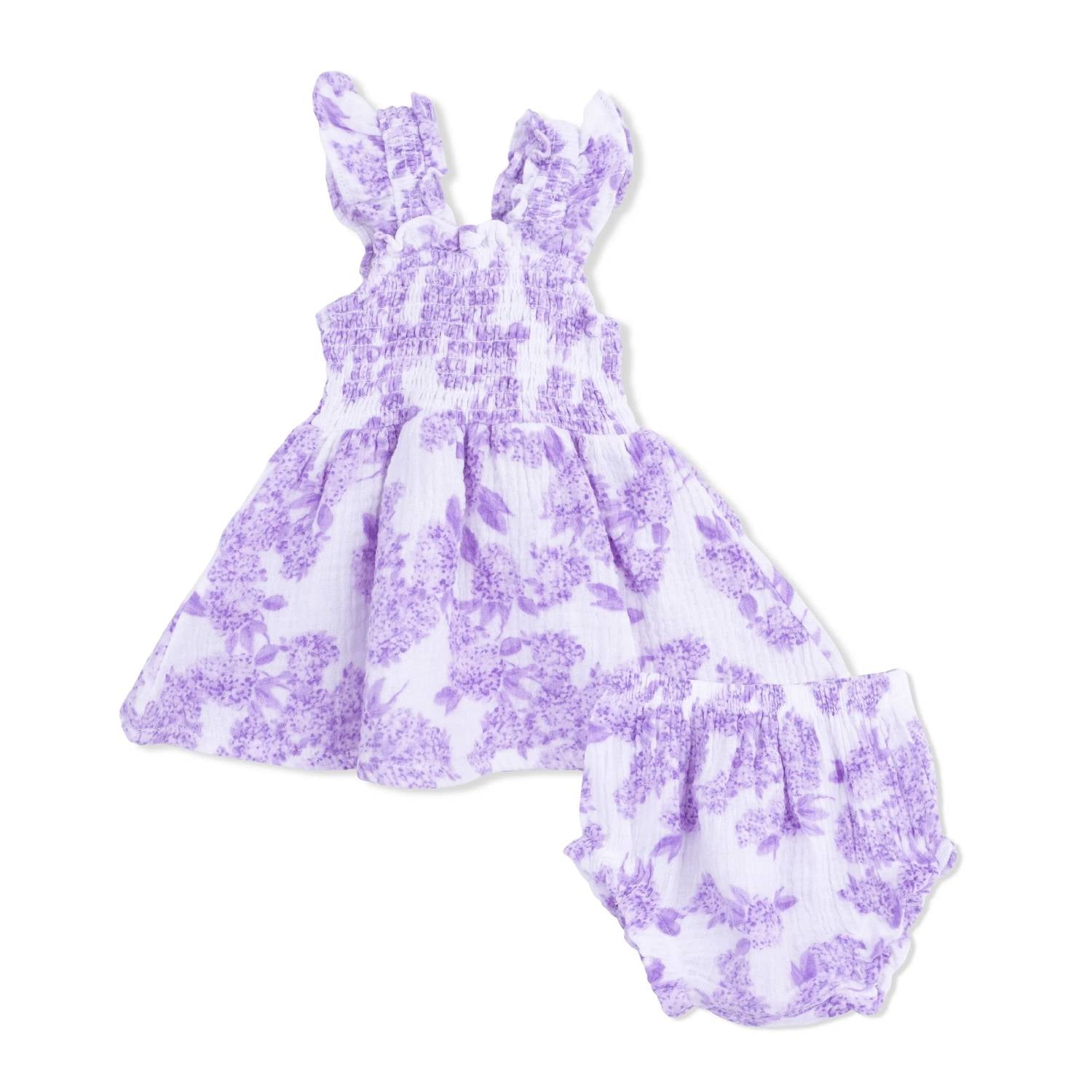 Angel Dear - Girls Floral Baby Doll Tunic Dress