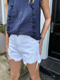 Kancan - Distressed Denim Shorts