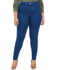 Hue - Women's Original Smooth Denim Leggings - Plus
