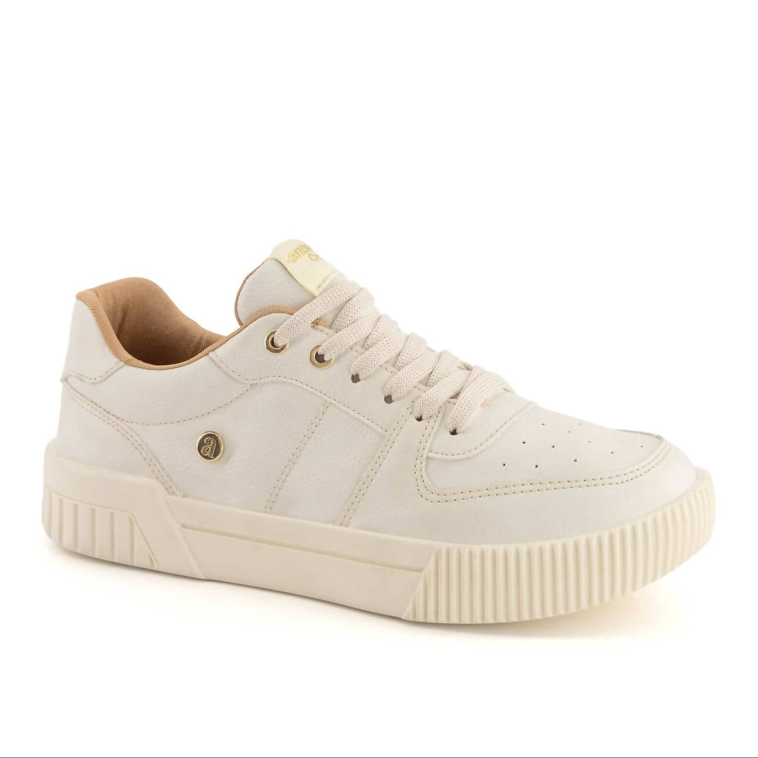Andrea Women's Lace Closure Sneaker in bone - women's sneaker