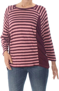 Michael Michael Kors - Women's Striped Grommet Pullover Top