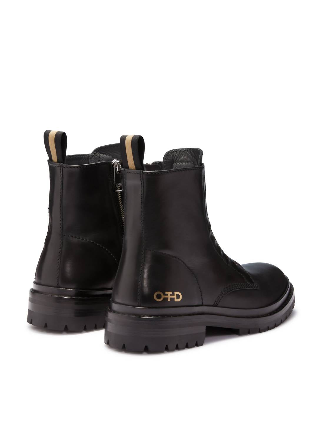 On This Day - Men's Laceless Leather Combat Boots