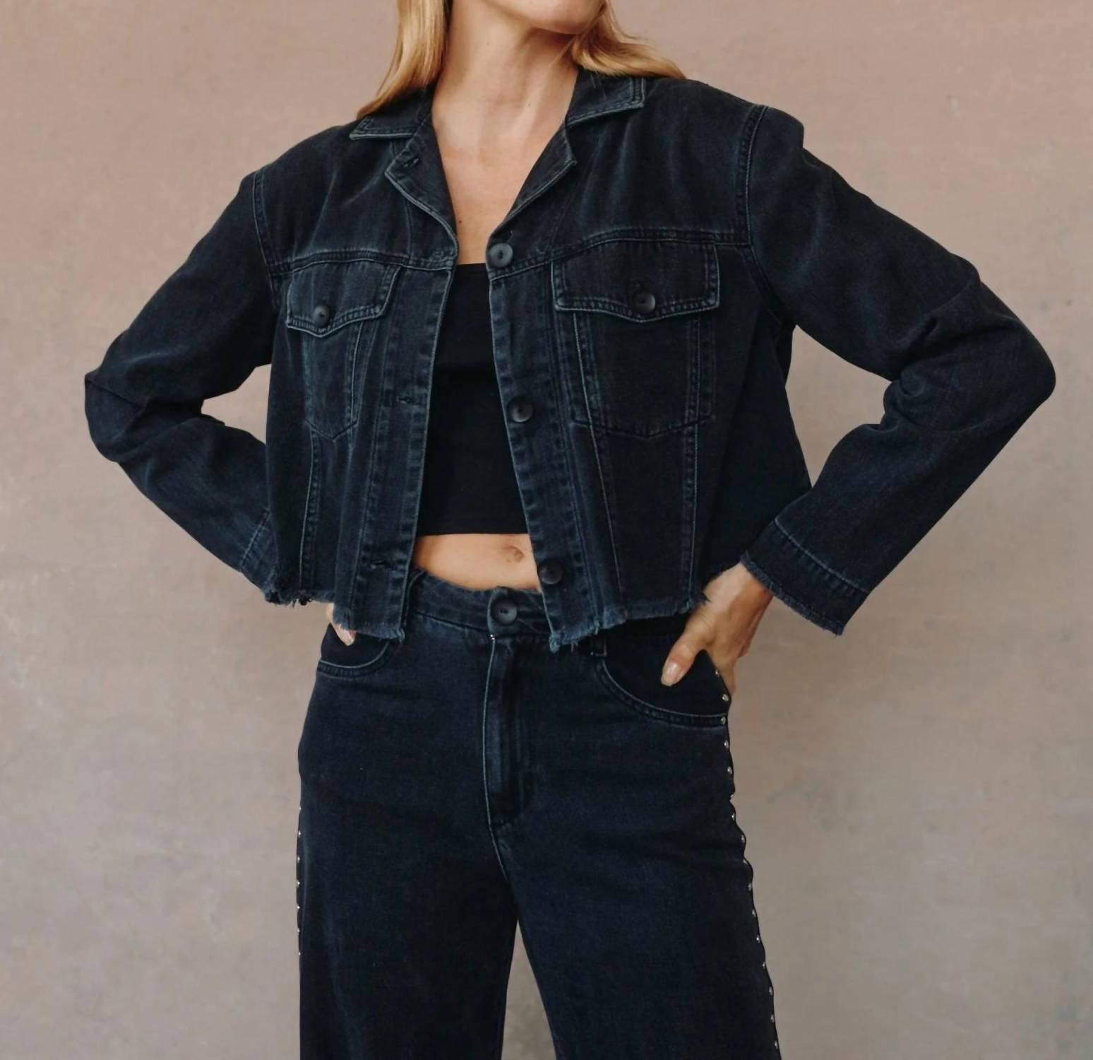 Bella Dahl - Studded Denim Jacket