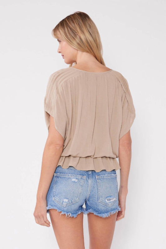 Lovestitch - Briar Peplum Waist Top