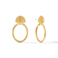 Julie Vos - Sanibel Shell Doorknocker Earrings