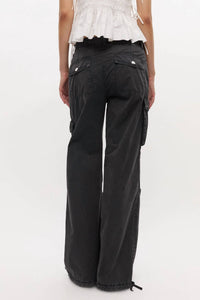 Ganni - Washed Cotton Twill Pants