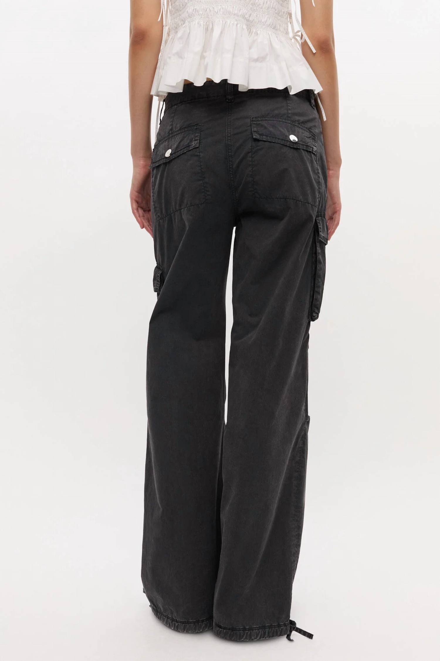 Ganni - Washed Cotton Twill Pants